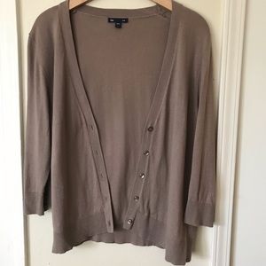 GAP Tan Cardigan